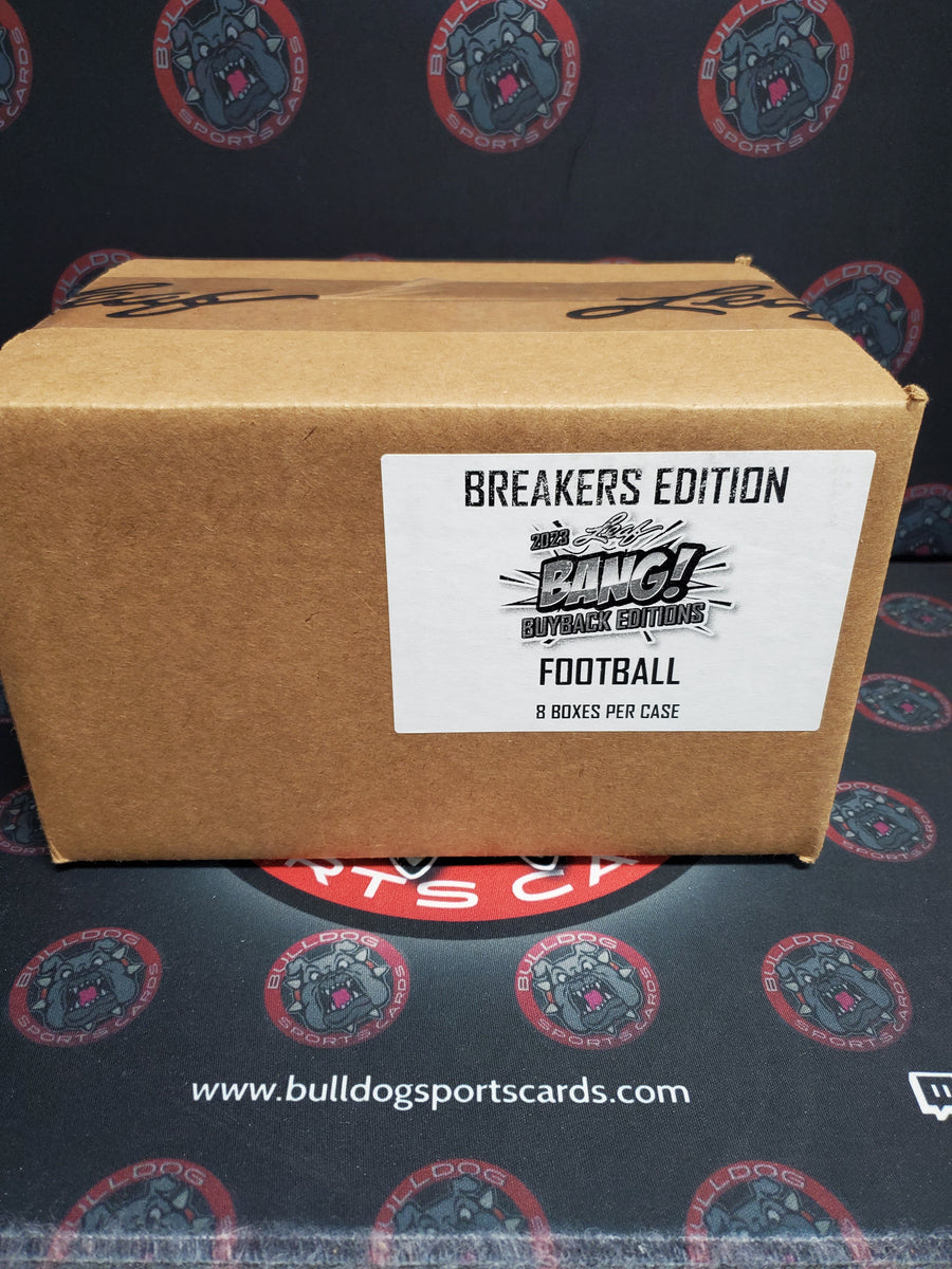 2023 Leaf Bang Breakers Edition Football Case Bulldog Sports Cards