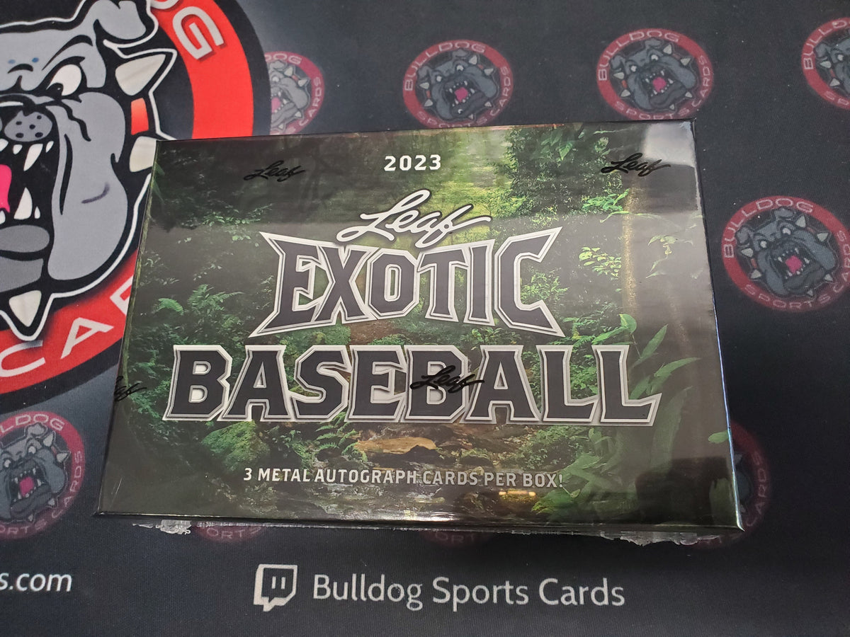 2023 Leaf Exotic Baseball Hobby Box Bulldog Sports Cards & Memorabillia