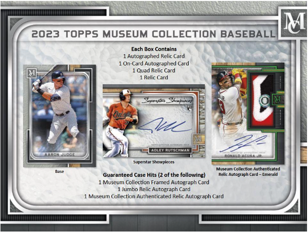 6 Box 2023 Topps Museum Collection PYT #4