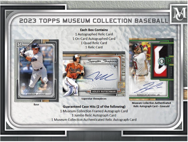 6 Box 2023 Topps Museum Collection PYT #2