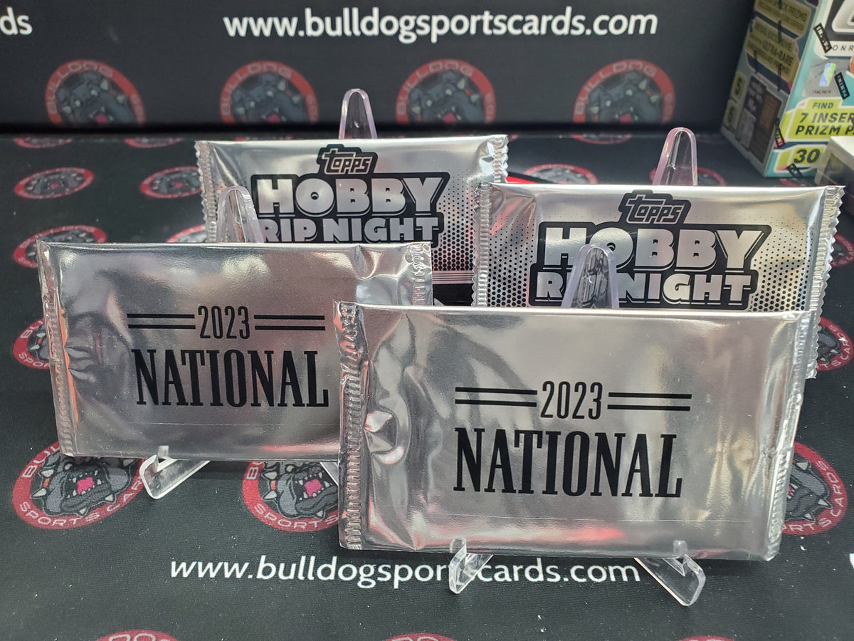 4 Pack Lot (2x 2023 Panini National Packs, 2 x 2024 Topps Hobby Rip Ni ...