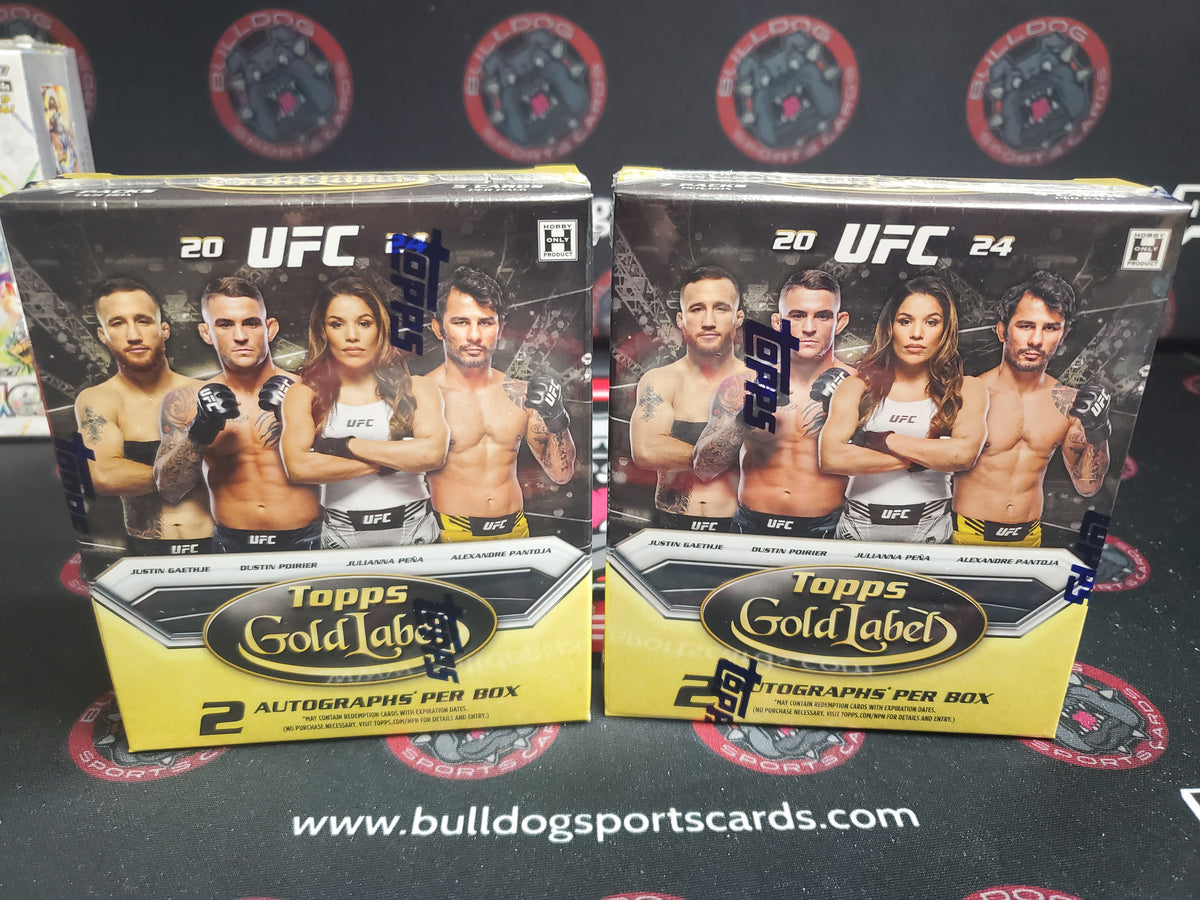 2 Box 2024 UFC Gold Label RND Serial #1 – Bulldog Sports Cards ...