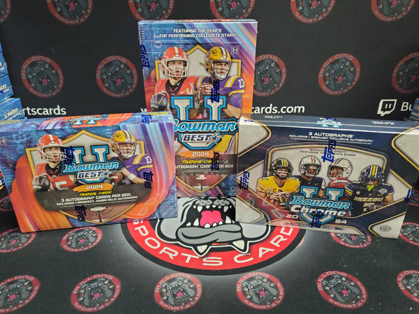 3 Box Bowman U Chrome/Best RND Serial # Break