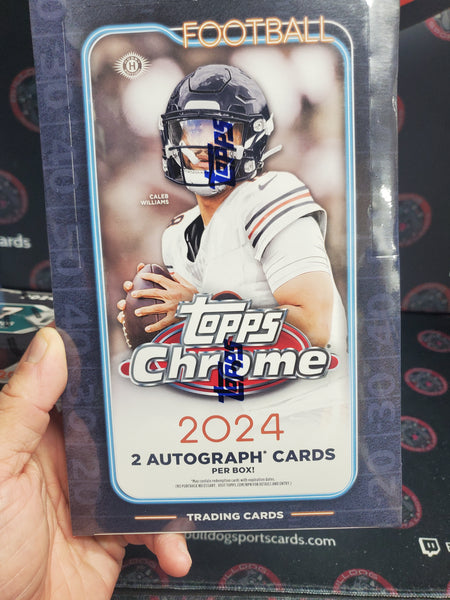 1 Box 2024 Topps Chrome Football Hobby RND Division #1