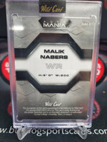2023 Wild Card Mania Malik Nabors 1/1 Autograph