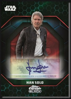 Star Wars 2024 Topps Chrome Black Pick Your Letter#1