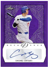 1 Box 2024 Leaf Decadence Hit Draft #1