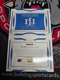 2022 National Treasures Bubba Wallace Booklet Autograph 10/10