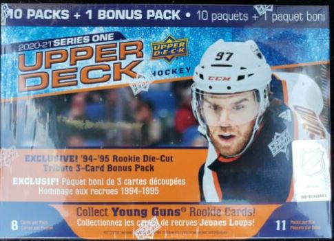 20/21 Upper Deck Series 1 Hockey Mega Box