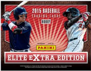 2015 Panini Elite Extra Edition Baseball Hobby Box