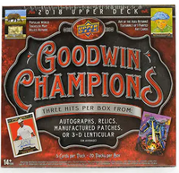 2018 Upper Deck Goodwin Champions Hobby Box