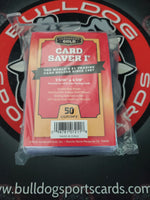 Card Saver 1 - Semi Rigid Card Holder for Graded Card Submittions - 50ct