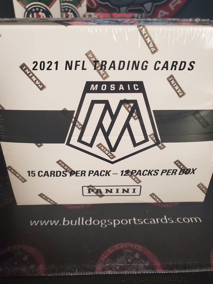 2021 Mosaic Football Cello 1 Box Division Draft 7 Bulldog Sports