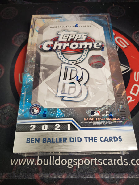 1 Box 2021 Ben Baller Chrome Baseball RND Serial/Card #3