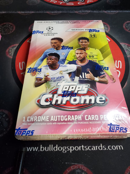 2021/22 Topps UEFA Champions League Chrome Soccer Hobby Box