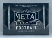 2021 Leaf Metal Draft Football Hobby Hit Draft #1