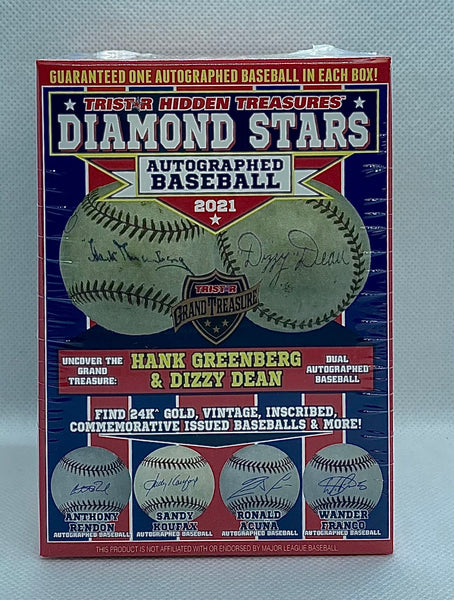 2021 Tristar Hidden Treasures Diamond Stars Autographed Baseball