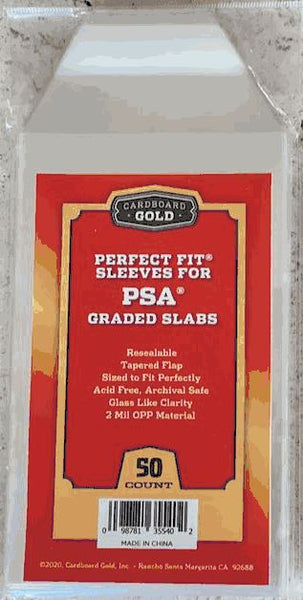 Perfect Fit Sleeves for PSA Graded Cards - 50 per pack