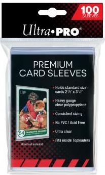 Ultra Pro 2-1/2" X 3-1/2" Premium Card Sleeves